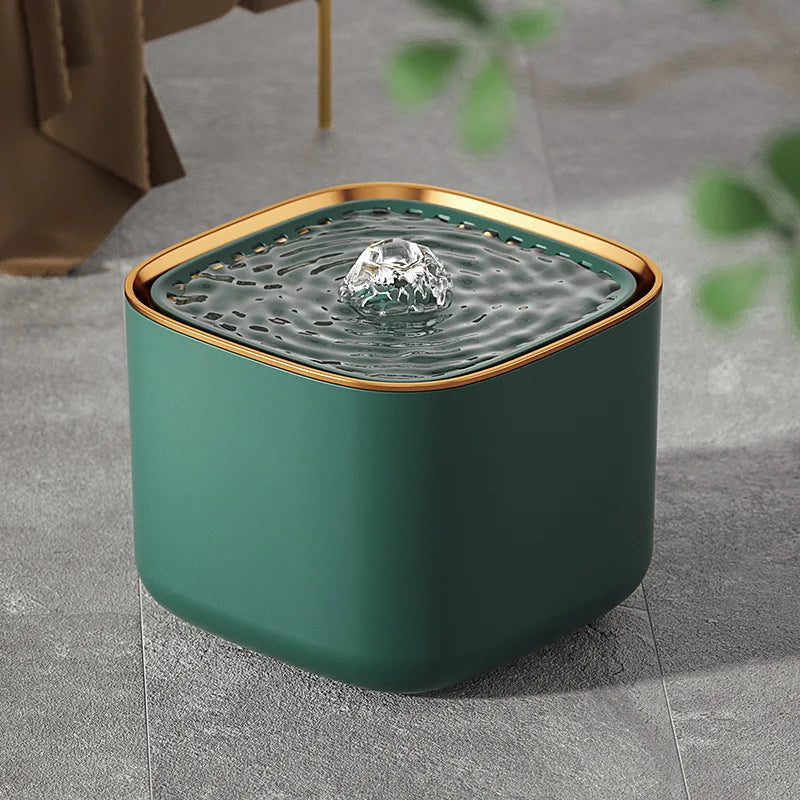 Automatic Drinking Fountain for Cats and Dogs Quiet Water Fountain with 4-Way Filter System and Large Tank