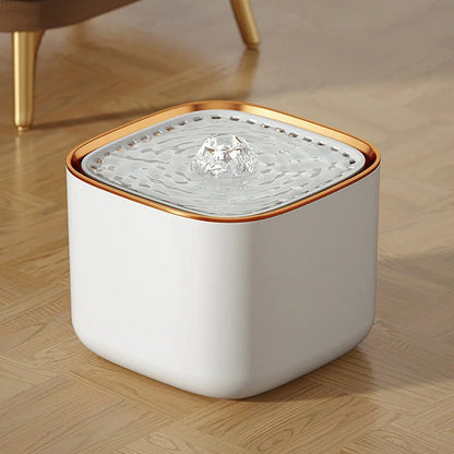Automatic Drinking Fountain for Cats and Dogs Quiet Water Fountain with 4-Way Filter System and Large Tank