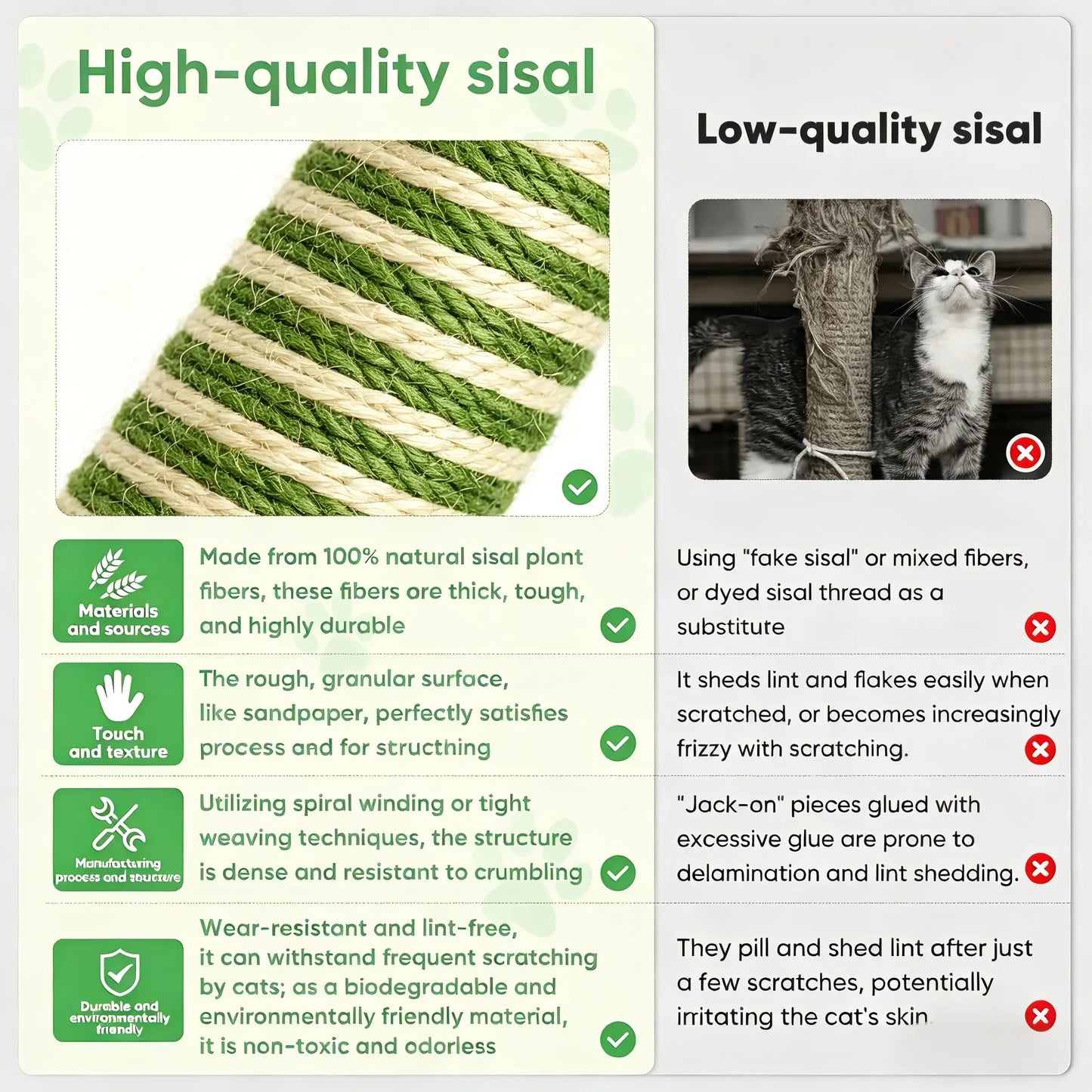 39-Inch Interactive Cat Scratching Post with Stylish Artificial Plant - 4-in-1 Cat Tree Tower for Play and Scratching - Modern Sisal Scratcher with Toy Balls and Dangling Ball for Your Indoor Cat